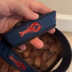 Men’s Preston Leather and Canvas Lobster Belt Size 36